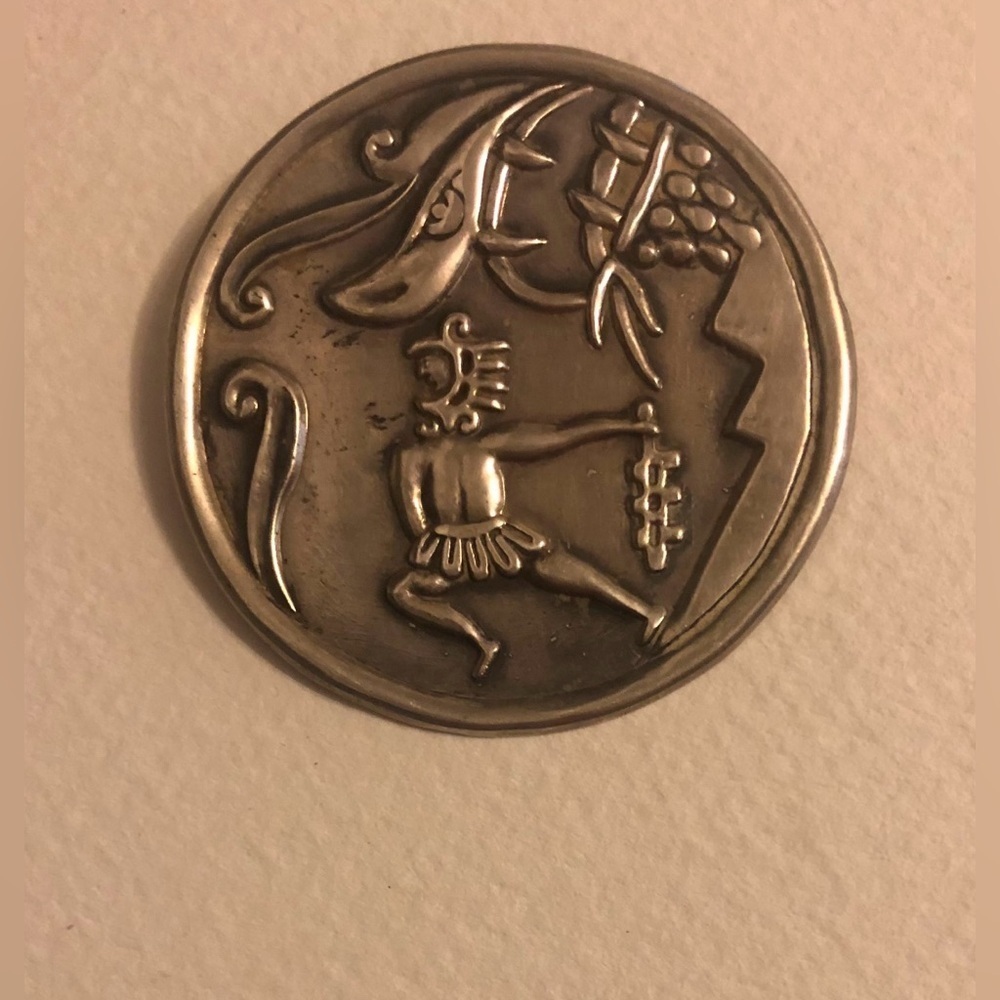 Vintage Sliver Pin Made In Mexico